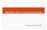Modern Surveying Instruments - COnnecting REpositories · instruments: Traditional survey methods are laborious and time consuming Fully automatic electronic measurement Digital display
