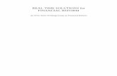 REAL TIME SOLUTIONS for FINANCIAL REFORMgovtpolicyrecs.stern.nyu.edu/docs/whitepapers_ebook_full.pdf · REAL TIME SOLUTIONS for FINANCIAL REFORM An NYU Stern Working Group on Financial