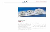 Analog clocks FLEX - Lumichron Clock Company · 2018-06-07 · Swiss Time Systems Analog clocks FLEX The sturdy and elegant analog clock FLEX with metal housing in-spires you reliably