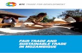 Fair Trade and susTainable Trade in MOZaMbiQue · Mozambique is now discovering the advantages of fair and sustainable trade, suppor - ting pillars for sustainable economic and social