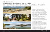 BROKEN GROUP ISLANDS 2019 PADDLER’S PREPARATION GUIDEparkscanadahistory.com/brochures/pacificrim/broken-islands-paddler-e-2019.pdf · (WCT), and the Broken Group Islands (BGI).