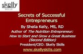 Secrets of Successful Entrepreneurs - Skelly Skills of Successful Entrepreneurs.pdfSecrets of Successful Entrepreneurs By Sheila Kelly, MS, RD ... entrepreneur to a new or existing