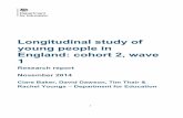 Longitudinal study of young people in England: cohort 2 ... · Longitudinal study of young people in England: cohort 2, wave 1 . Research report . November 2014 . Clare Baker, David