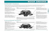 TOC front & back - Josam 61 ROOF DRAINS ROOF DRAINS LEVELEZEآ® Features LEVELEZEآ® Roof Drains are just