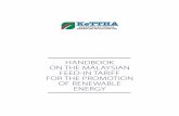 on tHe Malaysian Feed-in tariFF For tHe ProMotion oF ... FiT-Handbook.pdf · (FiT) mechanism and its application to promote the use of Renewable Energy in Malaysia. The earlier part