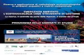 CON IL PATROCINIO DI - ISPRA · 2017-02-07 · monitoring quality of the sea-water circuit of a public aquarium 15.20-15.30 M. Mecozzi, E. Sturchio Esame digitale di spettri infrarossi