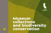 Museum collections and biodiversity conservation · 2019-08-20 · policy makers, and museum workers. It is intended to be useful for both nature conservation and museum sectors,