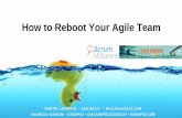 How to Reboot Your Agile Team - Scrum · Maurizio Mancini Agile 2014 –Agile: One Size does not fit all! Walmart Labs California 2014 –Quality and Process Atlassian Summit 2014