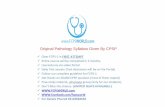 Original Pathology Syllabus Given By CPSP · Neoplasia: General classification & spread of tumour General aspects of tumour markers General characteristics of bacteria, viruses, Chlamydia,
