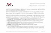 Budget Allocation Subcommittee: Report and Recommendations · Budget Allocation Subcommittee: Report and Recommendations I. Preamble The Committee was asked to determine how KPU should