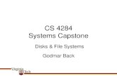 CS 4284 Operating Systemscourses.cs.vt.edu/cs4284/spring2015/lectures/Lecture-FileSystems-Advanced.pdf · –Some filesystem reallocate blocks to improve spatial locality • Preallocation