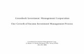 Groesbeck Investment Management Corporation Our Growth of ... · Groesbeck Investment Management s investment process begins with the search for: ¾Attractive Growth of Dividends
