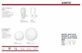LED emergency lights - Lighting New York SA1515... · LED automatic sensor or manual switch night lights Applications/Features • No lamp replacement • Automatic sensor: on at