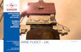 HIRE FLEET - UK Fleet v8.pdf · hydraulic motor information displacement 17.8 cu in (293cc) motor type two speed bi-directional motor output shaft 1 1/4” spline 14t motor mounts