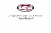 Department of Music Handbook - uwlax.edu · i. Music Theory (MUS 266/268, MUS 366/368 and MUS 367/369) The Music Theory sequence is required for all music and music education majors.