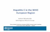Hepatitis C in the WHO European Region -  · Hepatitis C data in the WHO European Region «Space for imrovement» –I • ECDC enhanced viral hepatitis surveillance – Standartised