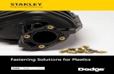 STANLEY, - Above Board Electronics · Diamond Plastic resin Helical Straight » Diamond Knurls Generally the most effective when the insert design is large and the knurl is coarser.