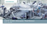Industrial Power SST-600 Steam Turbine - Siemens · design combines the best of the existing Siemens steam turbine technologies from the SST-300, SST-400, SST-600, and SST-800 turbine