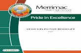 YEAR 9 ELECTIVE BOOKLET - Merrimac State High School · Merrimac State High School Updated: August 2019 CRICOS Code 00608A Page 6 of 10 TECHNOLOGY DIGITAL SOLUTIONS AND ROBOTICS FACULTY