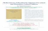 Media Literacy Education for Japanese Pre-school and ...komayalab.com/english/pdf/bookflyer.pdf · Part Two Media Literacy Education in the Home for Pre-school children Chapter 5