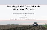 Tracking Social Dimensions in Watershed Projects · 2019-05-20 · tracking, and adaptation Equity Trust, legitimacy, and fairness Culture Values, customs, practices Empowering people