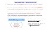 Motion in 1 Dimension · FROM THIS POINT ON, YOU REALLY NEED TO KNOW THOSE METRIC CONVERSIONS!!! ... 1100 1100 1000 1200 900 1300 800 1400 700 1500 600 1600 ... In everyday usage,