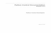 Python Control Documentation - Read the Docs · 2019-04-02 · Python Control Documentation, Release 0.6.5 Welcome to the Python Control Systems Library (python-control) User’s