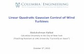 Linear’Quadra+c’Gaussian’Control’of’Wind’ Turbinesak3369/conference_presentations/LQG_Wind_Turbine... · Linear’Quadra+c’Gaussian’Control’of’Wind’ Turbines