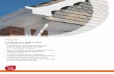 Fascia - CWPS Ltd...Fascia A comprehensive range of fascia manufactured to last. • Available in five styles: Square Leg, Square Edge, Bullnose and Ogee in a wide range of widths