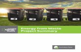 Energy from Waste Project Summary...225 megawatt thermal Energy from Waste (EfW) plant adjacent to the existing AP Maryvale Pulp and Paper Mill site on land owned by AP in the Latrobe