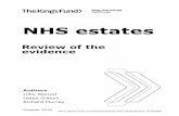 Review of the evidence - assets.publishing.service.gov.uk · Carter review Lord Carter’s review of operational productivity and performance in NHS acute hospitals identified estates