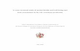 A cross-sectional study of mental health and well-being ... · Thesis submitted in accordance with the requirements of ... The prevalence of anxiety, depression, ... frequently than