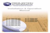 Installation & Operation Manual - promationei.comP1.A 12VAC/DC P1.A 24VAC/DC P1.A 120VAC P1.A 230VAC 1.5A 0.9A 0.6A 0.4A 18 55 184 1377 3960 16 87 289 2165 6223 14 140 466 3497 10052