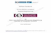 Module Handbook for the Master's program · 2019-05-09 · Discrete event simulation and 3D visualization ... Content: Process models, UML, SysML, programming languages / restriction