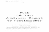 MCSE Task Analysis - download.microsoft.comdownload.microsoft.com/.../MCSE_Task_Analysis.doc  · Web viewMCSE . Job Task Analysis: Report to Participants. Jack McKillip. Southern