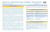 West Wyalong High School - westwyalon-h.schools.nsw.gov.au · were very impressive in defence throughout the game. Try Scorers: Max Wilson – 1 Zac Hanrahan -2 Zane Lemon – 1 Jaxon