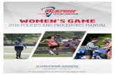 WOMEN’S GAME - Officials | US Lacrosses Resource Page...Officials alone cannot make the game safe, but we can call a good game and continue to be ambassadors of safety, fair play,