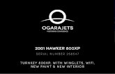 2001 HAWKER 800XP · Dual Honeywell FMZ-2000 FMS w/ Dual 12-Channel GPS Receivers & DL-950 Nav Data Loader . ADS-B Out. SPECIFICATIONS - SERIAL NUMBER 258547. 2 AER 8X SERIAL NUMBER