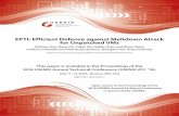 EPTI: Efficient Defence against Meltdown Attack for ...EPTI: Efﬁcient Defence against Meltdown Attack for Unpatched VMs Zhichao Hua, Dong Du, Yubin Xia, Haibo Chen, Binyu Zang Institute