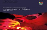 School of Physical and Geographical Sciences CHEMISTRY at ... · Chemical Kinetics, Photochemistry & Inorganic Reaction Mechanisms, Advanced Organic Chemistry, Inorganic, Physical