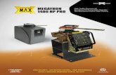 MEGATRON 1400 HP PRO - max.us.com · • Adaptive DSP control for advanced brushless DC motion control ... manual release solutions. The first solution is the JOG OPEN & JOG CLOSE