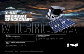 X-SAT MICROSAT SPACECRAFT · SPACECRAFT SUMMARY Our family of XB Spacecraft offers complete end-to-end solutions for your mission needs. Featuring an extremely pre-cise, highly powerful