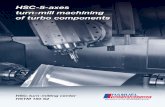 HSC-5-axes turn-mill machining of turbo components · 2017-12-08 · 4 HAMUEL 5 Blisk machining Blade machining High-precision 5-axes machining of your components The turn-milling