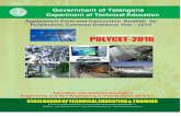 Government of Telangana Department of Technical Educationdtets.cgg.gov.in/Documents/TS_polycet_2016_Information_Booklet_sample.pdf · Government of Telangana Department of Technical