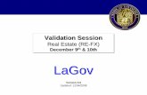 Validation Session - Louisiana Validation... · 2019-02-22 · 12/23/2008 PMO-XX-XXX Validation Session Slide Deck TEMPLATE - v1.0. 3. Purpose of Today’s Validation Session. The