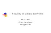 UCLA EE Chris Kurpinski Sungha Kim · Sungha Kim. Outline Introduction Security Requirements of Wireless Ad-Hoc Networks Typical attacks on Wireless Ad-Hoc Networks Security protocols