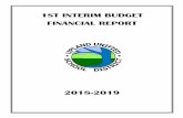 1ST INTERIM BUDGET FINANCIAL REPORT · 2019-09-25 · Upland Unified San Bernardino County First Interim DISTRICT CERTIFICATION OF INTERIM REPORT For the Fiscal Year 2018-19 36 75069