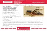 Fax 508-588-9560 900A Toroid Winder - Coil Winding Machines · All Gorman Toroid Winding Machines use the patented Delrin and rubber shuttle driving rollers for long and ... reducing