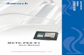 MCTC-PES-E1 PESSRAE User Manual Preface · MCTC-PES-E1, independently developed and produced by Suzhou Monarch Control Technology Co., Ltd., is a programmable electronic system in