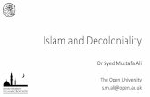 Islam and DecolonialityWalter D. Mignolo and Arturo Escobar. London: Routledge, pp.94-124. What is Decoloniality? ^It is not an interdisciplinary tool but, rather, a trans-disciplinary